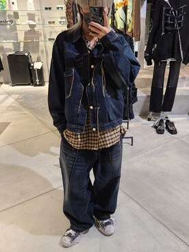 「FACCIES（ファチーズ）のアイテム（パンツ）」を使った、Ko-taro-さん（メンズ・170cm）の秋コーディネート