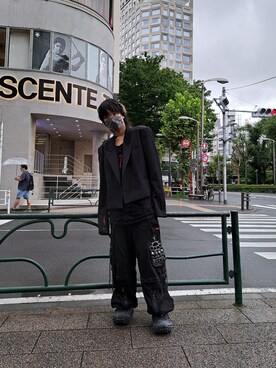 「JOHN LAWRENCE SULLIVAN（ジョンローレンスサリバン）のアイテム（ジャケット/アウター）」を使った、Ko-taro-さん（メンズ・170cm）の夏コーディネート