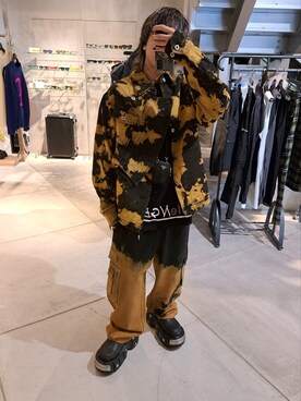 「ROYAL FLASH（ロイヤルフラッシュ）のアイテム（スウェットパンツ）」を使った、Ko-taro-さん（メンズ・170cm）の秋コーディネート