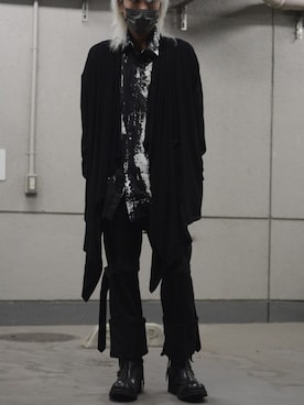 「KMRii（ケムリ）のアイテム（ブーツ）」を使った、Ko-taro-さん（メンズ・170cm）の秋コーディネート