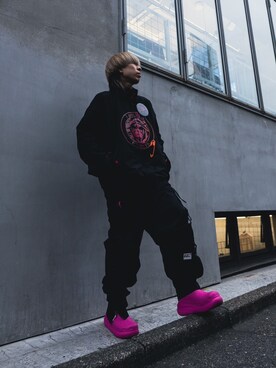 「ROYAL FLASH（ロイヤルフラッシュ）のアイテム（ジャケット/アウター）」を使った、Ko-taro-さん（メンズ・170cm）の冬コーディネート