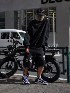 「ROYAL FLASH（ロイヤルフラッシュ）のアイテム（スウェット）」を使った、Ko-taro-さん（メンズ・170cm）の春コーディネート
