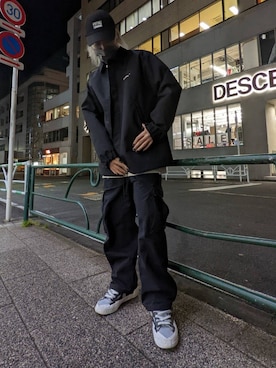 「UNDERCOVER（アンダーカバー）のアイテム」を使った、Ko-taro-さん（メンズ・170cm）の冬コーディネート