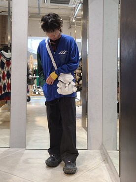 「PHINGERIN（フィンガリン）のアイテム（バッグ）」を使った、Ko-taro-さん（メンズ・170cm）の夏コーディネート