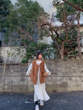 naoさん（レディース・163cm）の冬コーディネート