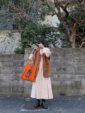 naoさん（レディース・163cm）の冬コーディネート