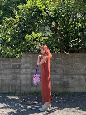 「LILY BROWN（リリーブラウン）のアイテム（アクセサリー）」を使った、naoさん（レディース・163cm）の夏コーディネート