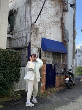 「CIAOPANIC（チャオパニック）のアイテム（その他アウター）」を使った、naoさん（レディース・163cm）の春コーディネート