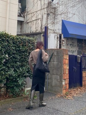 naoさん（レディース・163cm）の冬コーディネート