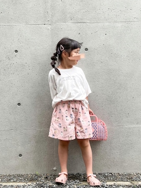 「アイテム（サンダル）」を使った、naa_booさん（キッズ・110cm）の秋コーディネート