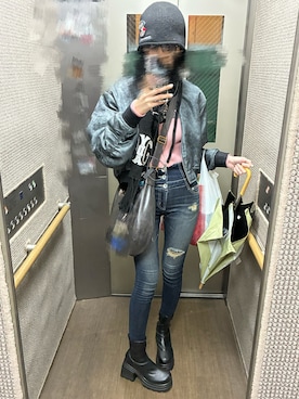 𝒮さん（レディース・172cm）の冬コーディネート