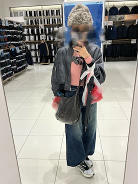 「EMODA（エモダ）のアイテム（ニット/セーター）」を使った、𝒮さん（レディース・172cm）の冬コーディネート