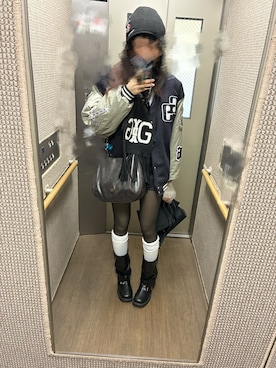 𝒮さん（レディース・172cm）の冬コーディネート