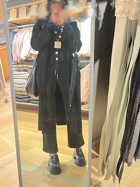 「アイテム（トレンチコート）」を使った、𝒮さん（レディース・172cm）の秋コーディネート