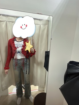 「アイテム（カーディガン/ボレロ）」を使った、𝒮さん（レディース・172cm）の秋コーディネート
