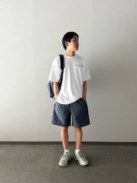 「URBAN RESEARCH（アーバンリサーチ）のアイテム（バックパック/リュック）」を使った、すぎうえさん（メンズ・172cm）の夏コーディネート