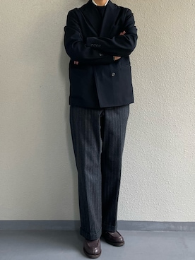 「マイベストコーデ2022」｜「アイテム（その他シューズ）」を使った、ちーうーさん（メンズ・170cm）の冬コーディネート