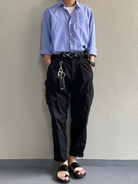 「アイテム（キーケース/キーアクセサリー）」を使った、ちーうーさん（メンズ・170cm）の秋コーディネート