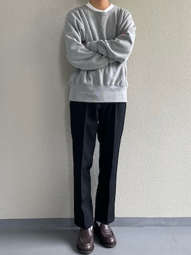 「アイテム（その他シューズ）」を使った、ちーうーさん（メンズ・170cm）の秋コーディネート