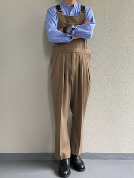 「NEAT（ニート）のアイテム（オールインワン・サロペット）」を使った、ちーうーさん（メンズ・170cm）の春コーディネート