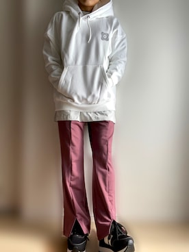 「Honeys（ハニーズ）のアイテム（スラックス）」を使った、miii｡さん（レディース・148cm）の春コーディネート