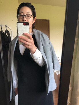 「emmi（エミ）のアイテム（その他アウター）」を使った、sakamoto0412さん（レディース・159cm）の春コーディネート