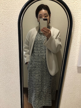 「plage（プラージュ）のアイテム（その他アウター）」を使った、sakamoto0412さん（レディース・159cm）の冬コーディネート