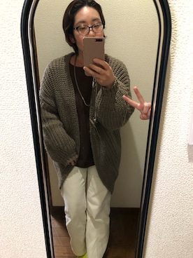 sakamoto0412さん（レディース・159cm）の冬コーディネート