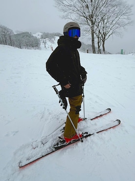 「GOLDWIN（ゴールドウィン）のアイテム」を使った、HALMさん（メンズ・164cm）の冬コーディネート