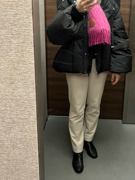「LOEWE」｜「アイテム（ジャケット/アウター）」を使った、milk *さん（レディース・155cm）の冬コーディネート