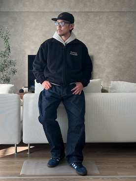 「アイテム（キャップ）」を使った、Naoto さん（メンズ・170cm・30代）の秋コーディネート