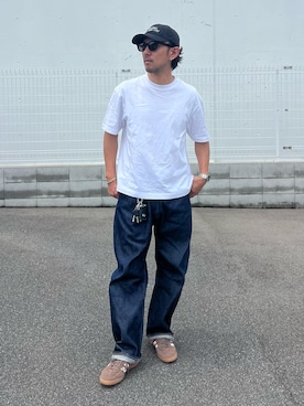 「Levi's（リーバイス）のアイテム（パンツ）」を使った、Naoto さん（メンズ・170cm）の夏コーディネート
