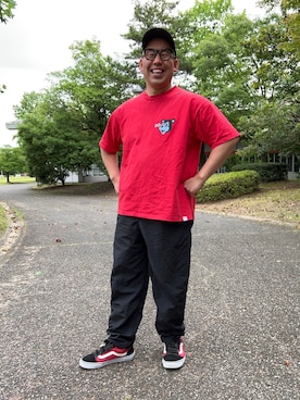 「BEDWIN & THE HEARTBREAKERS」｜ノビ山本さん（メンズ・170cm）の夏コーディネート