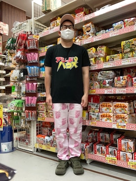 「Waste(twice)（ウェストトゥワイス）のアイテム（帽子）」を使った、ノビ山本さん（メンズ・170cm）の秋コーディネート