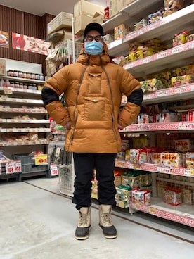 「STARTER BLACK LABEL(スターターブラックレーベル)のアイテム」を使った、ノビ山本さん(メンズ・170cm)の冬コーディネート