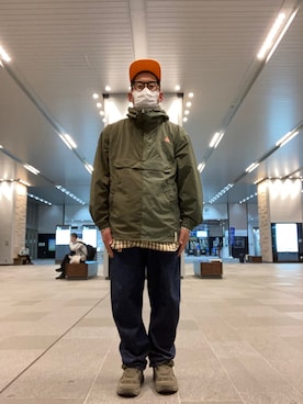 「AlexanderLeeChang（アレキサンダーリーチャン）のアイテム（ジャケット/アウター）」を使った、ノビ山本さん（メンズ・170cm）の秋コーディネート