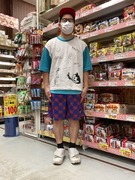 「MOBSTYLES（モブスタイル）のアイテム」を使った、ノビ山本さん（メンズ・170cm）の秋コーディネート