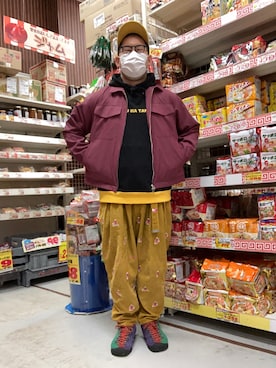 「Amazon」｜ノビ山本さん（メンズ・170cm）の秋コーディネート