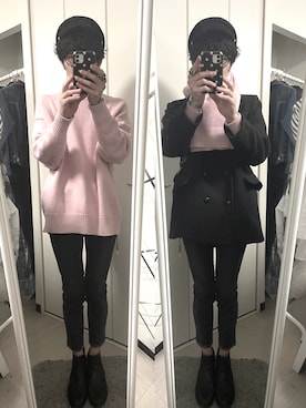 「MOUSSY（マウジー）のアイテム（ジャケット/アウター）」を使った、藤枝蘭丸さん（メンズ・175cm）の冬コーディネート