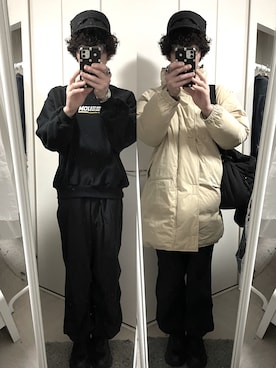 「MOUSSY（マウジー）のアイテム（その他アウター）」を使った、藤枝蘭丸さん（メンズ・175cm）の春コーディネート