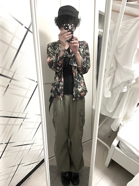 「Ungrid（アングリッド）のアイテム」を使った、藤枝蘭丸さん（メンズ・175cm）の秋コーディネート
