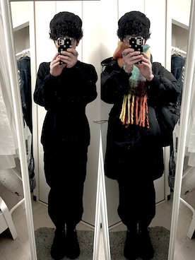 「THROW by SLY（スローバイスライ）のアイテム（ジャケット/アウター）」を使った、藤枝蘭丸さん（メンズ・175cm）の冬コーディネート