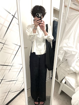 「AZUL by moussy（アズールバイマウジー）のアイテム（サンダル）」を使った、藤枝蘭丸さん（メンズ・175cm）の夏コーディネート
