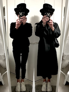 「MOUSSY（マウジー）のアイテム（ジャケット/アウター）」を使った、藤枝蘭丸さん（メンズ・175cm）の春コーディネート