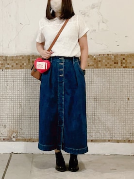 「I am I （アイアムアイ）のアイテム」を使った、えんさん（レディース・158cm）の秋コーディネート