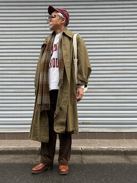 「アイテム（帽子）」を使った、　　好き好きシャーツさん（メンズ・175cm・50代）の冬コーディネート