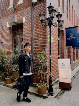 「Levi’s ENGINEERED JEANS（リーバイスエンジニアジーンズ）のアイテム」を使った、Angus.Cさん（メンズ・175cm）の春コーディネート