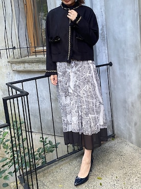 「Audie a Muses（オーディアミューズ）のアイテム」を使った、eikoさん（レディース・167cm）の冬コーディネート