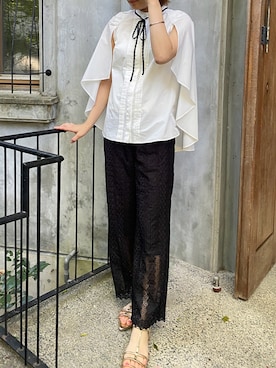 「Audie a Muses（オーディアミューズ）のアイテム」を使った、eikoさん（レディース・167cm）の春コーディネート