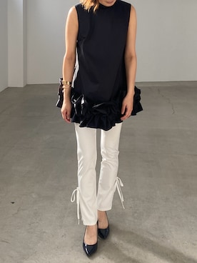 「Audie a Muses（オーディアミューズ）のアイテム」を使った、eikoさん（レディース・167cm）の冬コーディネート